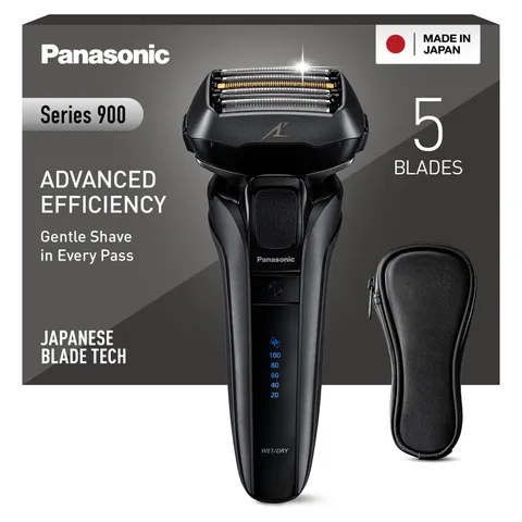 Panasonic Series 900 ES-LV6U Rasoio Elettrico A 5 Lame Per Gli Uomini, Rasoio Cordless
