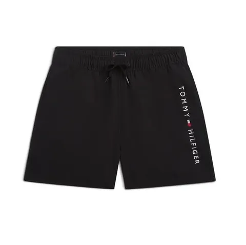 Tommy Hilfiger Bambino Pantaloncino da Bagno Medium Drawstring con Coulisse, Nero