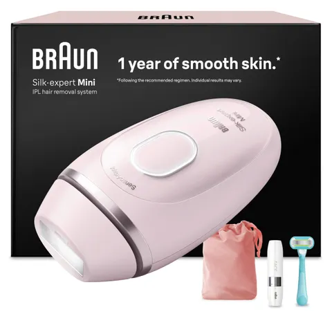 Braun Silk·Expert Mini Epilatore Luce Pulsata Smart, Epilazione Laser Peli Donna a Casa