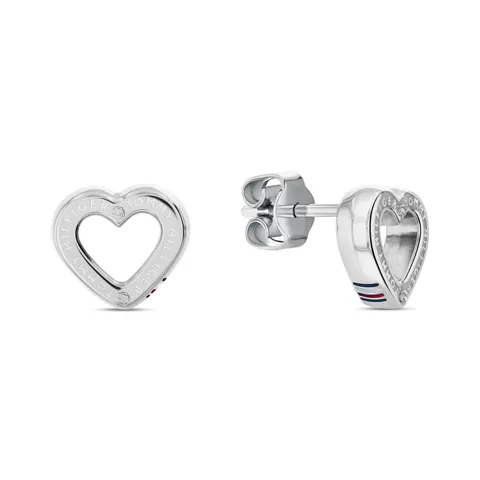Tommy Hilfiger Jewelry Orecchini a Perno da Donna in Acciaio Inossidabile a Forma di