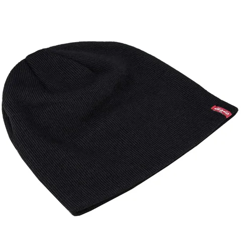 Levi's Otis Beanie, Cuffia Unisex - Adulto, Nero (Black), Large (Taglia Produttore: L/XL)