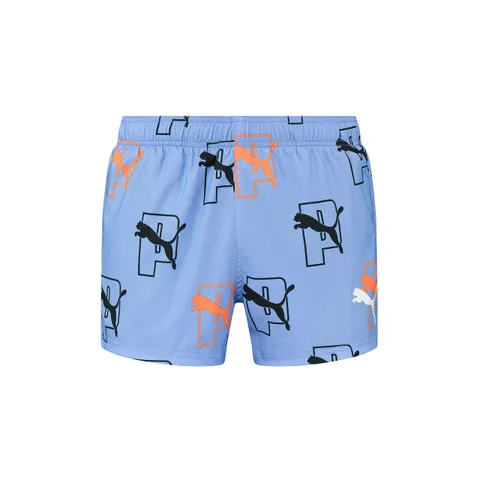 PUMA Shorts Pantaloncini, Viola (Elektro Combo), L Uomo
