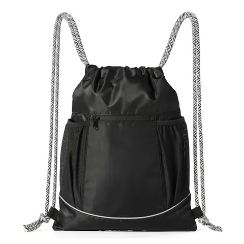 Amazon Basics Sacca Sportiva Zaino Sportivo, Nero