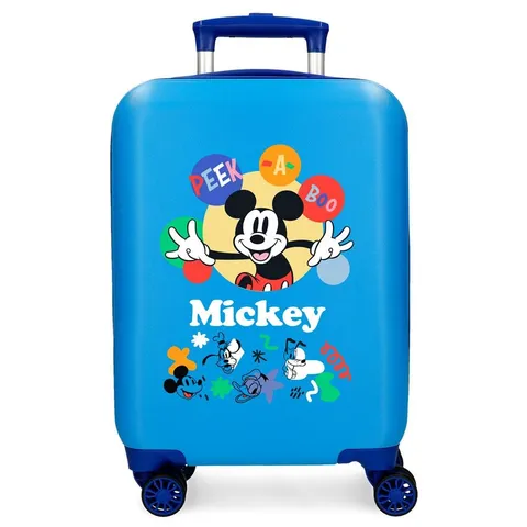 Joumma Disney Mickey Peek a Boo Valigia da cabina, blu, Valigia cabina