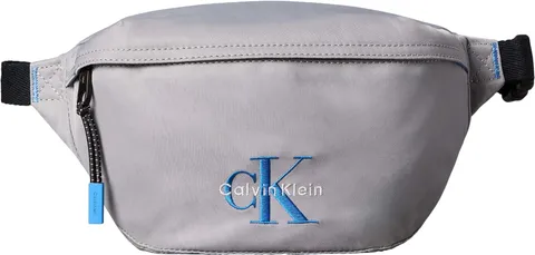Calvin Klein Uomo Marsupio Bold con Logo, Grigio (Cloudburst), Taglia Unica