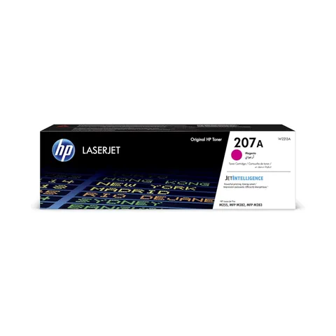 HP 207A W2213A, Cartuccia Toner Originale HP da 1250 Pagine, Compatibile con le Stampanti HP LaserJet Pro M255, MFP M282 e MFP M283, Magenta