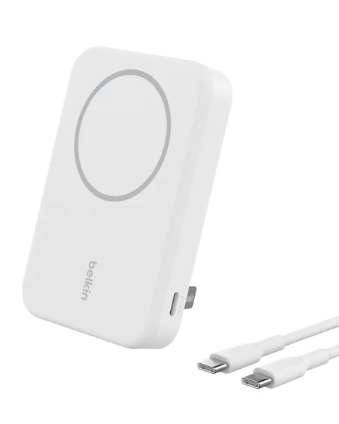 Belkin BoostCharge Pro Power bank wireless 8.000 mAh con Qi2, caricabatteria portatile