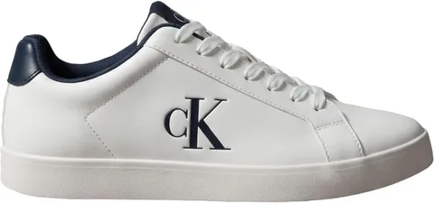 Calvin Klein Uomo Sneakers con Suola Preformata Derby con Logo, Bianco (Bright
