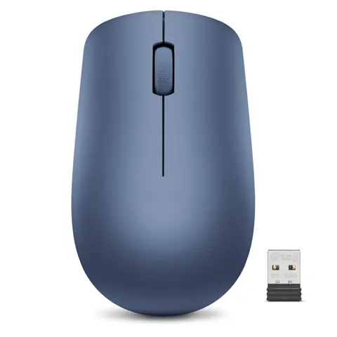 Lenovo 530 Mouse Wireless, Sensore Ottico 1200 DPI, 2,4 GHz, Ambidestro, 3 Tasti, fino a