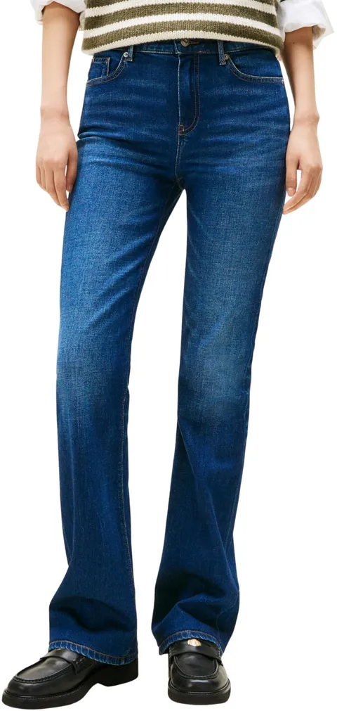 Tommy Hilfiger Donna Jeans New Doreen Bootcut Vita Media, Blu (New Doreen), 30W/30L