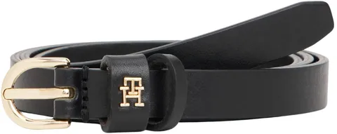 Tommy Hilfiger Donna Cintura Essential Effortless 1,5 cm Stretta, Nero (Black), 95 cm