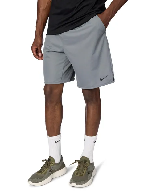 Nike DV9328-084 M NK DF Totality Knit 9 in UL Pantaloncini Uomo Smoke Grey/Black/Smoke