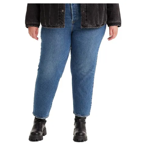 Levi's Plus Size Ribcage Straight Ankle, Jeans Donna, Valley View, 14 M