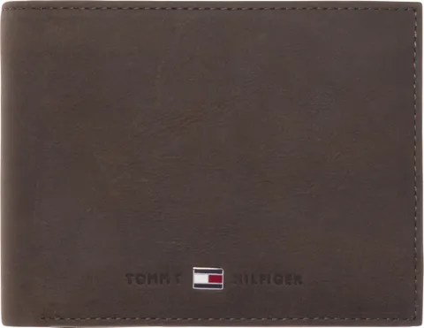 Tommy Hilfiger Uomo Portafoglio Johnson con Scomparto Monete, Marrone (Brown), Taglia Unica