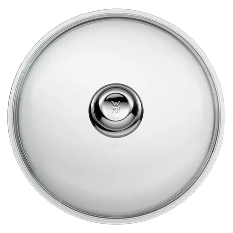 WMF Coperchio in Vetro da 28 cm, Coperchio per padelle da 28 cm, Coperchio con pomello in