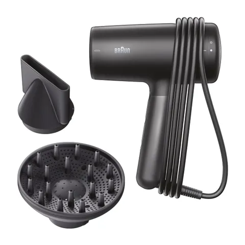 Asciugacapelli Braun HD4.2, alte prestazioni, diffusore e concentratore, Super Iontec
