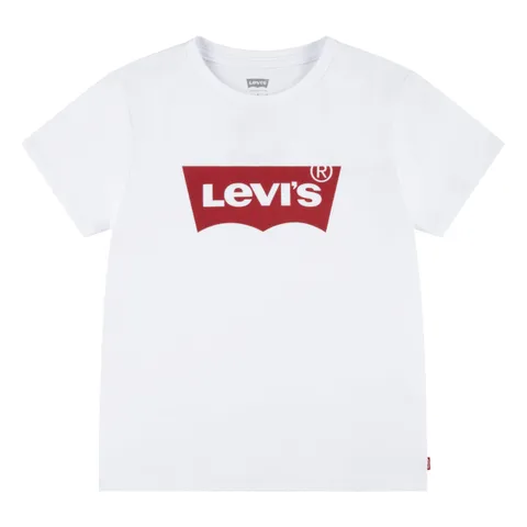 Levi's LVG Batwing Tee 4EK825, T-Shirt Bambina, Red/White