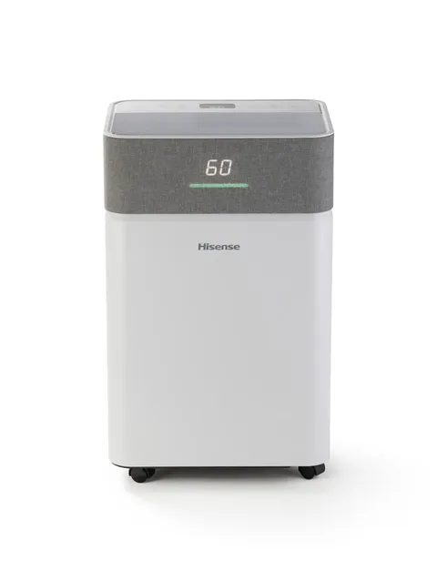 Hisense D20CW Nuovo Deumidificatore Classico A Scarico, Portatile, Bassa Rumorosità