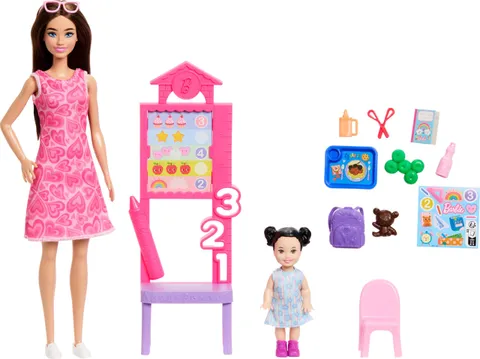 Barbie Carriere Insegnante e playset a tema