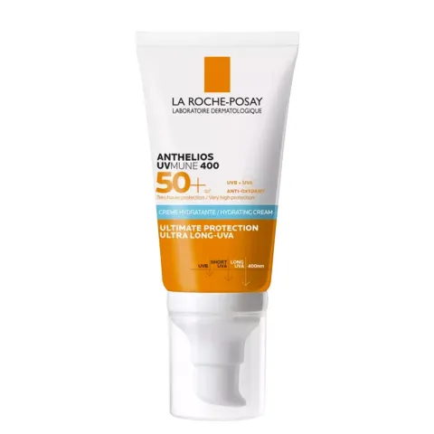 La Roche-Posay Anthelios Uvmune, Crema Idratante SPF50+, Per Tutte le Pelli, Elevata