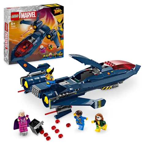 LEGO | Marvel X-Jet di X-Men, Aereo Giocattolo per Bambini e Bambine da 8 Anni in su