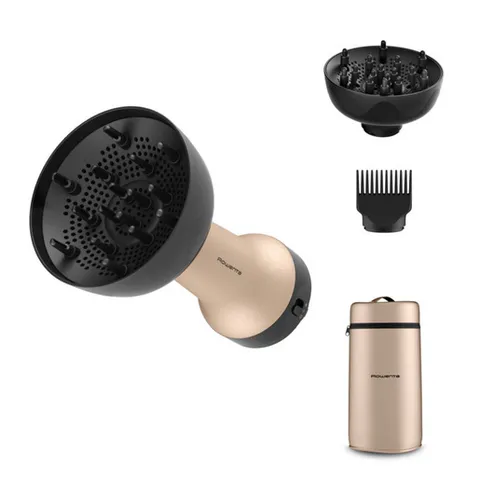 Rowenta Curl Harmony, Diffusore Aria Calda 3 in 1, per Capelli Ricci, Diffusore XL per
