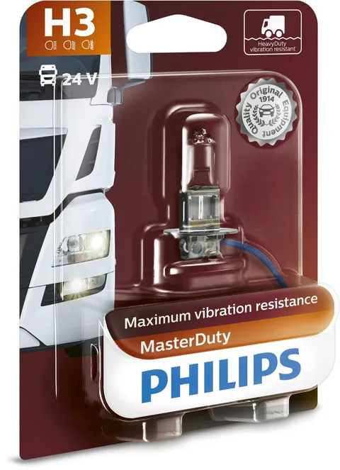 Philips Lampadine H3 MasterDuty 24V 70W 13336MDB1