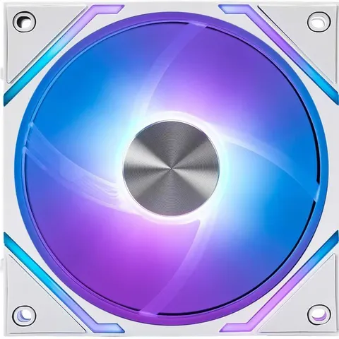MSI Ventola MPG EZ120 ARGB WHITE - Ventola ARGB da 120 mm, cuscinetto dinamico fluido con fissaggio a dado aggiuntivo, schede madri Mystic Light & Cooling Wizard supporto