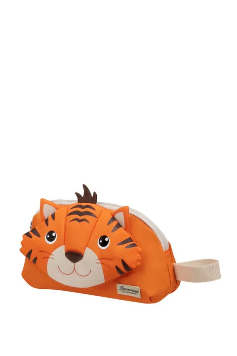 Samsonite Happy Sammies Eco - Borsa da toilette, 22 cm, 2,5 L, arancione (Tiger Toby)