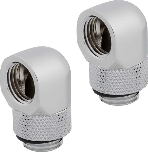 Corsair Hydro X Adattatore Rotary 90° (cromato, pacco doppio)