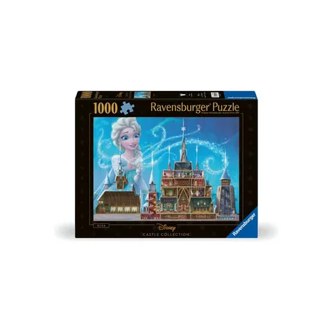 Ravensburger Puzzle 1000 Pezzi, Disney Princess: Elsa - Puzzle Adulti +14 anni, 70 x 50