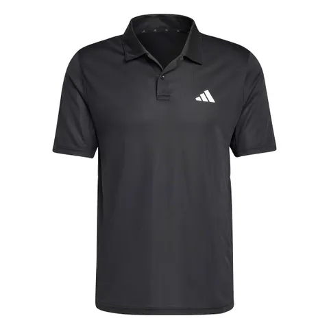 adidas Uomo Workout Essentials Base Polo Shirt, Black, L