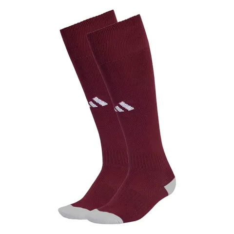 adidas Unisex - Adulto Milano 23 Socks, team maroon 2/white, 48-51