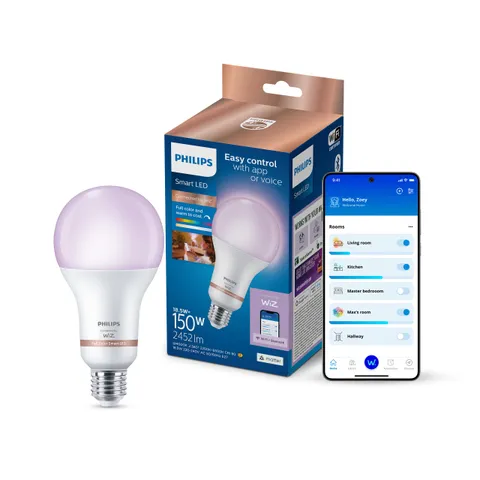 Philips Smart LED - Illuminazione LED intelligente - Luce bianca e colorata - E27-150W