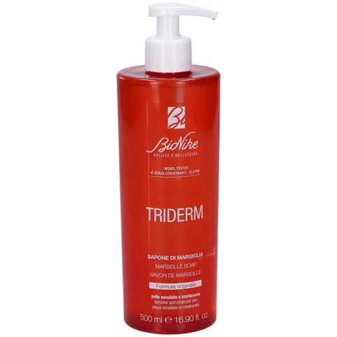 Bionike Triderm - Sapone Liquido di Marsiglia per Pelli Sensibili e Intolleranti