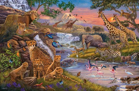 Ravensburger - Puzzle Il regno animale, 3000 Pezzi, Idea regalo, per Lei o Lui, Puzzle