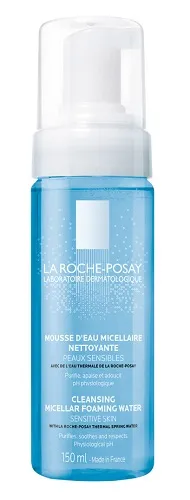 La Roche-Posay Physiologique, Mousse Acqua Micellare Detergente, Per Pelli Sensibili