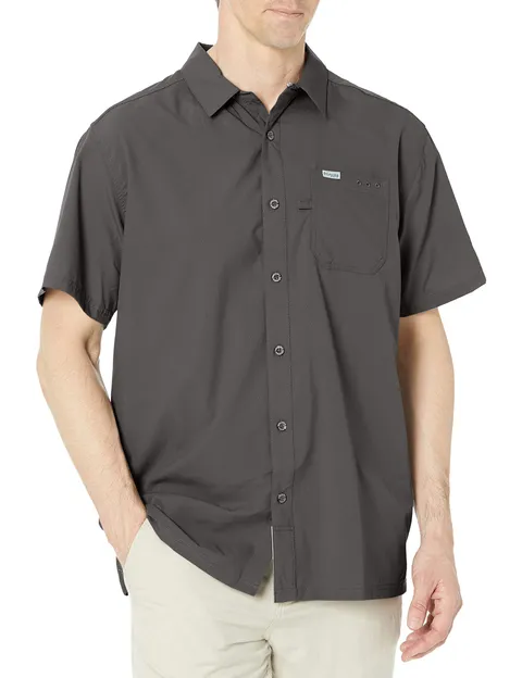 Columbia Slack Tide Camicia da campeggio, Camicia a maniche corte ventilata da uomo per