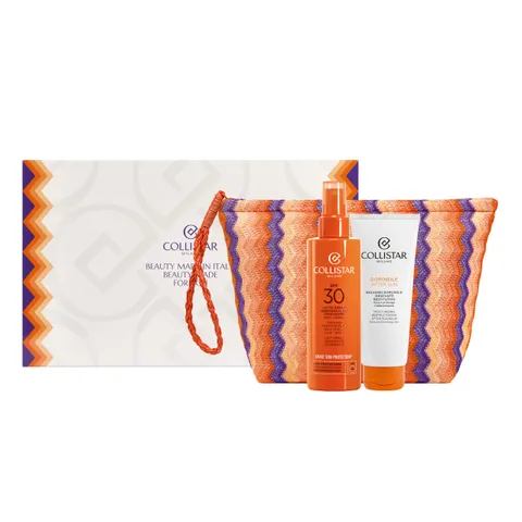 Collistar Cofanetto Regalo Solare, Protezione SPF 30 200 ml, Doposole 100ml