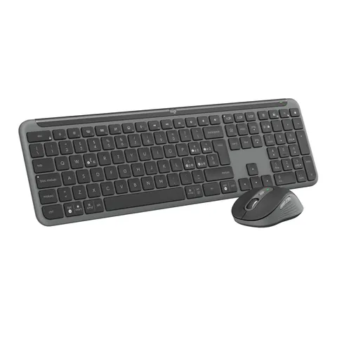 Logitech MK950 Kit Tastiera e Mouse Wireless Grafite
