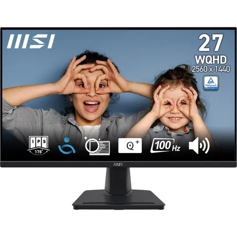 msi PRO MP275Q Monitor 27" WQHD - 2560 x 1440, pannello IPS, 100 Hz, schermo