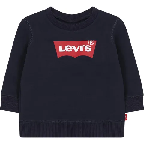 Levi's Batwing Crewneck Sweatshirt Bimbo, Blu (Dress Blues), 18 Mesi