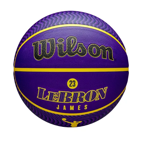 Wilson Pallone da Basket da Esterno NBA Player Icon, Ispirato a Lebron James, Palla Che