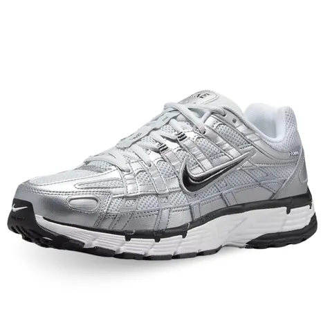 Nike FD9876-101 P-6000 Donna, White/Black-Metallic Silver EU 38
