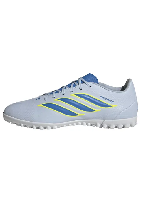 adidas Unisex Club Turf Football Shoes, Crystal Sky/Ray Blue/Team Solar Yellow 2, 46 EU