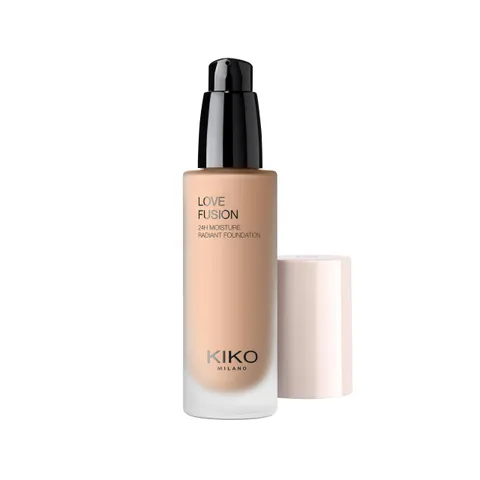 KIKO Milano Love Fusion 24H Moisture Radiant Foundation 6.5NG, Fondotinta Idratante A