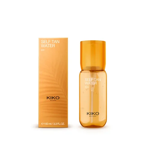 KIKO Milano Self Tan Water Body, Acqua Spray Corpo Autoabbronzante E Idratante Con Acido