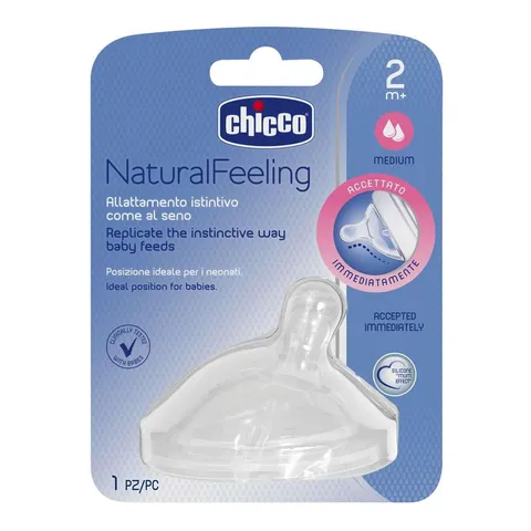 Chicco Tettarella Natural Feeling 2 Mesi+