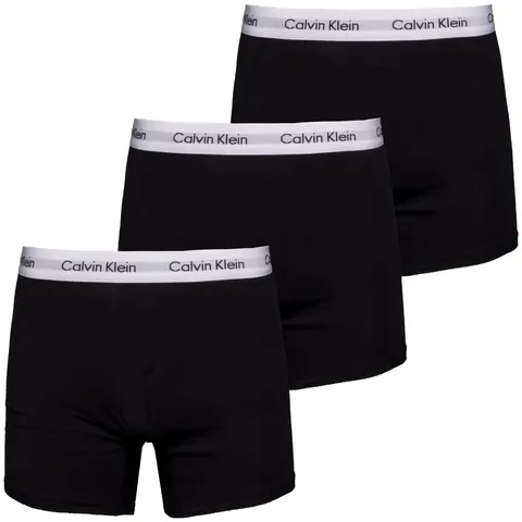 Calvin Klein Boxer Uomo Confezione da 3 Elasticizzati, Nero (Black), XL