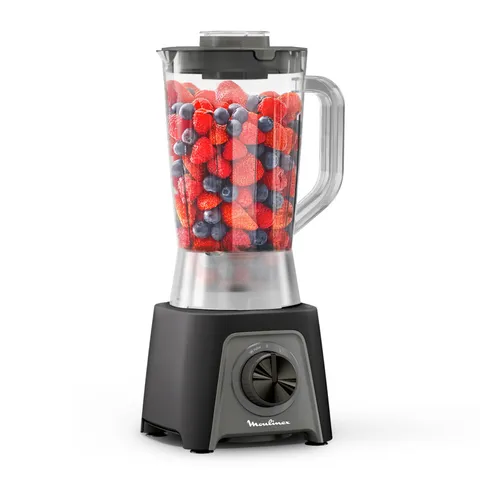 Moulinex Blendeo+, Frullatore da 1.5L con Lame Zelkrom e Smart Lock, Potenza di 450W, con